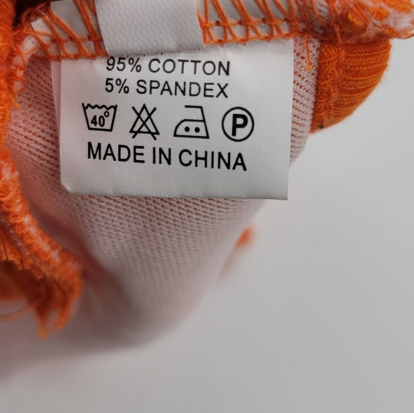 Women orange two Piece High Waisted Bikini Scoop Neck Crop Top Swimsuits - Picture 8 of 11